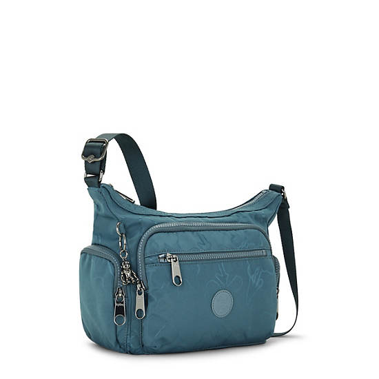 Torba Crossbody Kipling Gabbie Small Printed Granatowe Szare | PL 2070IL